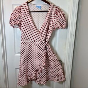 Draper James Women Wrap Dress Size XL embroidered